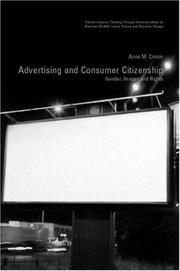 Cover of: Advertising and consumer citizenship by Anne M. Cronin, Anne M. Cronin