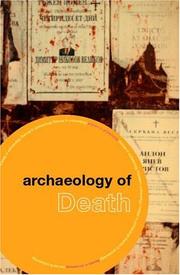 Cover of: Archaeology of Death (Themes in Archaeology) by I. J Thorpe, Nick Thorpe