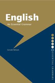 Cover of: English | Gerald Nelson