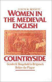 Women in the medieval English countryside by Judith M. Bennett