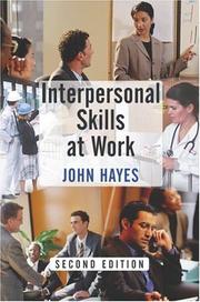 Cover of: Interpersonal Skills at Work by John Hayes