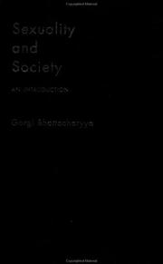 Cover of: Sexuality and Society by Bhattacharyya
