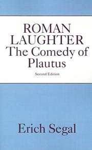 Cover of: Roman laughter by Erich Segal