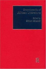 Cover of: Encyclopedia of African literature