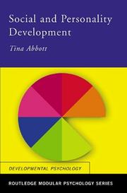 Cover of: Social and Personality Development by Tina Abbott
