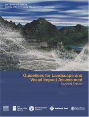 Cover of: Guidelines for Landscape & Visual Impact Assessment