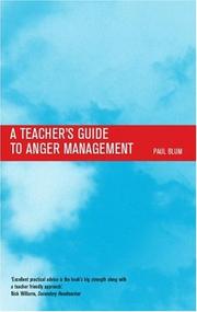 Cover of: A Teacher's Guide to Anger Management