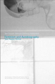 Cover of: Feminism and Autobiography: Texts, Theories, Methods (Transformations)