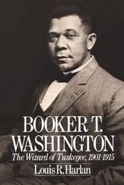 Cover of: Booker T. Washington: Volume 2 by Louis R. Harlan