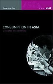 Cover of: Consumption in Asia by Chua Beng Huat