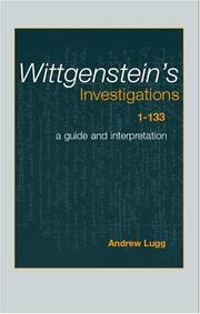 Cover of: Wittgenstein's Investigations 1-133