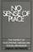 Cover of: No Sense of Place