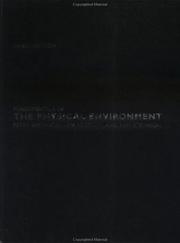 Cover of: Fundamentals of the Physical Environment by Peter Smithson