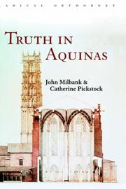 Cover of: Truth in Aquinas (Radical Orthodoxy)