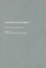 Cover of: Housing development: theory, process and practice