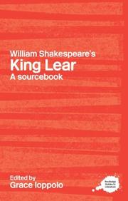 Cover of: A Routledge literary sourcebook on William Shakespeare's King Lear
