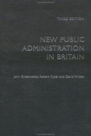 Cover of: New Public Administration in Britain