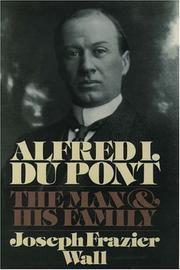 Cover of: Alfred I. du Pont | Joseph Frazier Wall