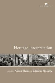 Cover of: Heritage interpretation