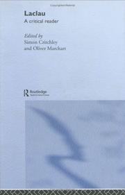 Cover of: Laclau | S. Critchley