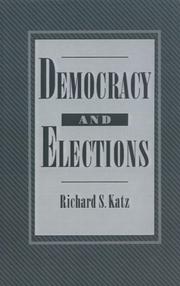 Cover of: Democracy and elections