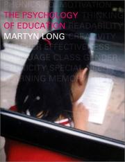 Cover of: Psychology of Education by Martyn Long