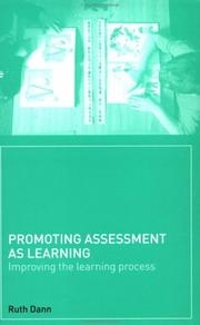 Cover of: Promoting Assessment as Learning: Improving the Learning Process