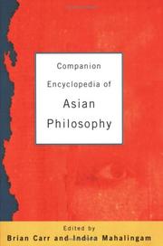 Cover of: Companion encyclopedia of Asian philosophy