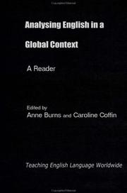 Cover of: Analysing English in a global context: a reader