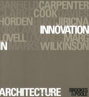 Innovation in architecture by Alan J. Brookes, Dominique Poole