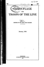 Cover of: Camouflage for Troops of the Line by Army War College (U.S.)