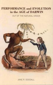Cover of: Performance and evolution in the age of Darwin by Jane Goodall