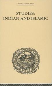 Cover of: Studies: Indian and Islamic by Bukhsh