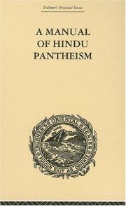 Cover of: A Manual of Hindu Pantheism: Trubner's Oriental Series