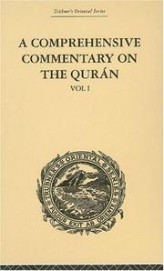 Cover of: A Comprehensive Commentary on the Quran | E.M. Wherry