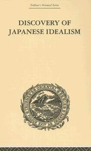 Cover of: Discovery of the Japanese Idealism by Kishio Satomi