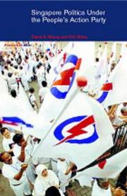 Cover of: Singapore politics under the People's Action Party