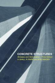 Cover of: Concrete structures by A. Ghali