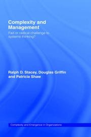 Cover of: Complexity and management: fad or radical challenge to systems thinking?