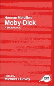 Cover of: A Routledge literary sourcebook on Herman Melville's Moby-Dick