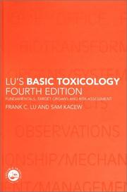 Cover of: Lu's Basic Toxicology, Fourth Edition by Frank C. Lu, Sam Kacew