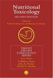 Cover of: Nutritional toxicology