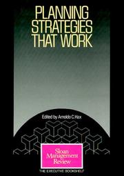 Cover of: Planning strategies that work