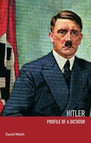 Cover of: Hitler by Welch, David, Welch, David