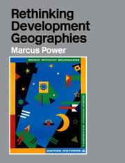 Cover of: Rethinking development geographies