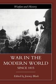 Cover of: War in the modern world, 1815-2000