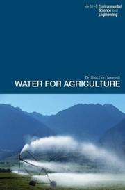 Cover of: Water for agriculture by Stephen Merrett