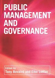 Cover of: Public management & governance