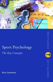 Sport Psychology by Ellis Cashmore, Ernest Cashmore