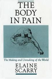 Cover of: The Body in Pain by Elaine Scarry